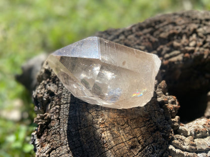 Smokey Citrine Pleiadian Starbrary | Lemurian Seed Quartz Point | Smoky Citrine | Manifestation & Inner Child Crystal | Brazil – 358g