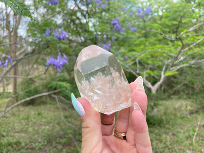 Lodolite Lemurian Inclusion Quartz With IsIs Window