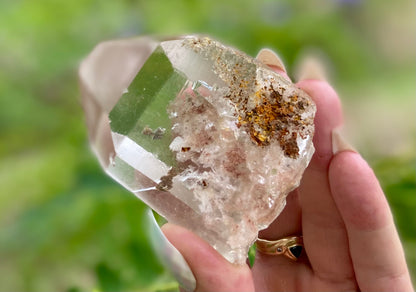 Lodolite Lemurian Inclusion Quartz With IsIs Window