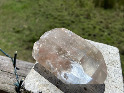 Lodolite Lemurian Inclusion Quartz With IsIs Window