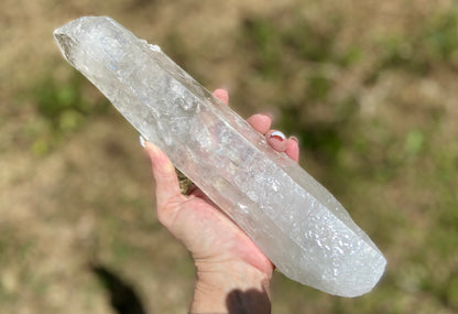 Lemurian Seed Quartz Crystal | Ancient Wisdom | Record Keepers |Phantasmagoric Rainbow | 1.313 kg