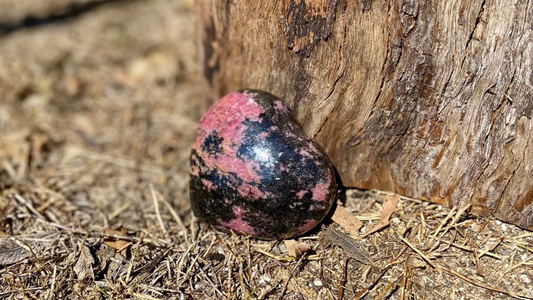 Rhodonite Heart