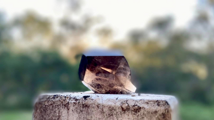 Smokey Citrine Freeform with Rainbow Veils