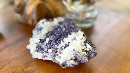 Transparent Blue Tanzanite Fluorite and Calcite from China