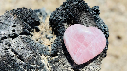 Rose Quartz Heart