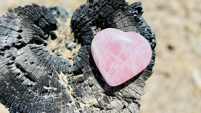 Rose Quartz Heart