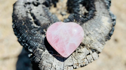 Rose Quartz Heart