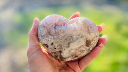 Pink Amethyst Heart