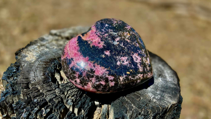 Rhodonite Heart