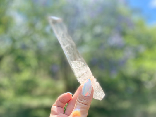 Elite Lemurian Seed Quartz Crystal | Ancient Wisdom | Record Keepers |Phantasmagoric Rainbow |120 Grams