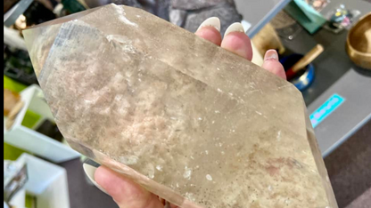 Lodolite Inclusion Quartz Double Terminated