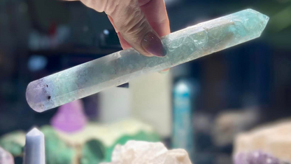 Fluorite Crystal Wand