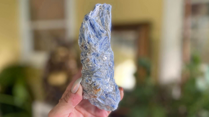 Blue Kyanite Blade Cluster with Quartz and Mica