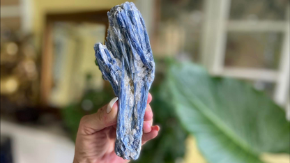 Blue Kyanite Blade Cluster with Quartz and Mica