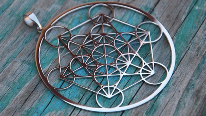 Metatron Stainless Steel Sacred Geometry Amulet Pendant
