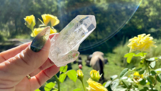 Pleiadian Starbrary Cathederal Quartz Point X Grade