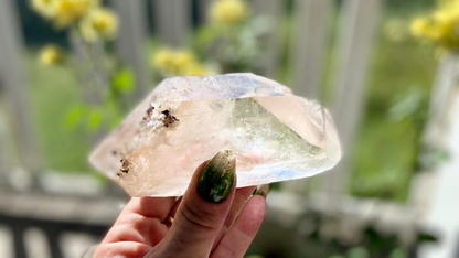 Lodolite Lemurian Inclusion Quartz Double Terminated