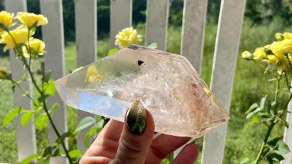 Lodolite Lemurian Inclusion Quartz Double Terminated