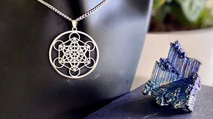 Metatron Stainless Steel Sacred Geometry Amulet Pendant
