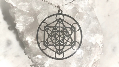 Metatron Stainless Steel Sacred Geometry Amulet Pendant
