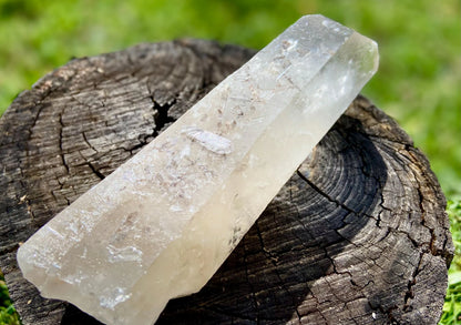 IsIs Pleiadian Starbrary Double Terminated Elite Lemurian Seed Quartz With A Touch Of Tangerine Quartz 759 Grams