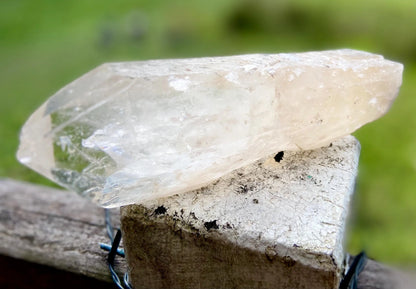 IsIs Pleiadian Starbrary Double Terminated Elite Lemurian Seed Quartz With A Touch Of Tangerine Quartz 759 Grams