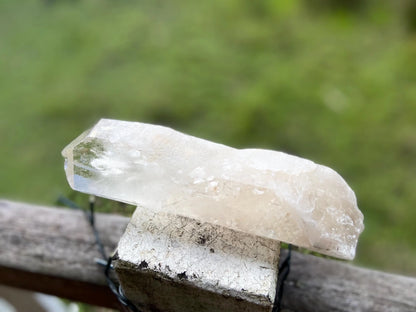 IsIs Pleiadian Starbrary Double Terminated Elite Lemurian Seed Quartz With A Touch Of Tangerine Quartz 759 Grams