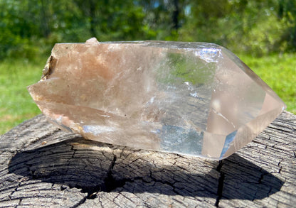 Lodolite Lemurian Inclusion Quartz Double Terminated