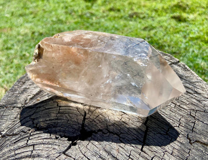 Lodolite Lemurian Inclusion Quartz Double Terminated