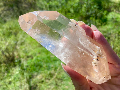 Lodolite Lemurian Inclusion Quartz Double Terminated