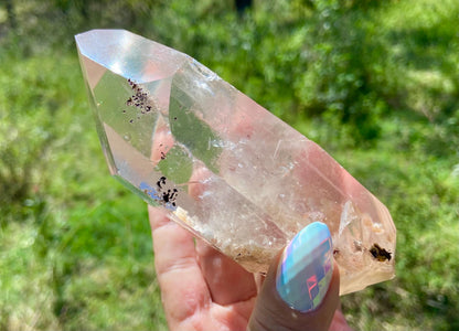 Lodolite Lemurian Inclusion Quartz Double Terminated
