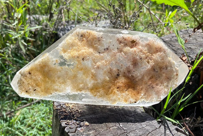Lodolite Inclusion Quartz Double Terminated