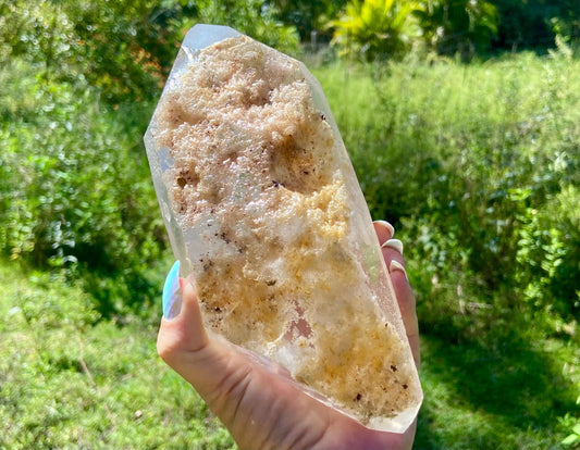 Lodolite Inclusion Quartz Double Terminated