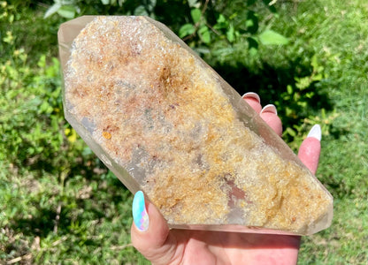 Lodolite Inclusion Quartz Double Terminated