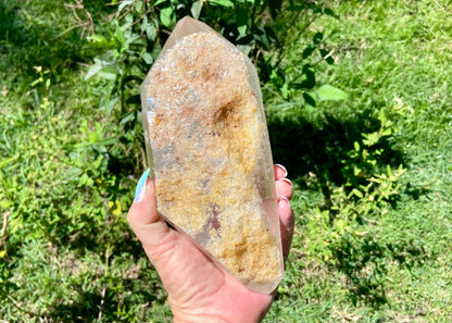 Lodolite Inclusion Quartz Double Terminated