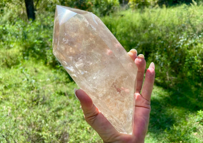 Lodolite Inclusion Quartz Double Terminated