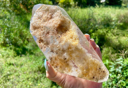 Lodolite Inclusion Quartz Double Terminated