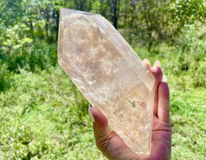 Lodolite Inclusion Quartz Double Terminated