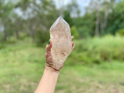 Lodolite Inclusion Quartz Double Terminated