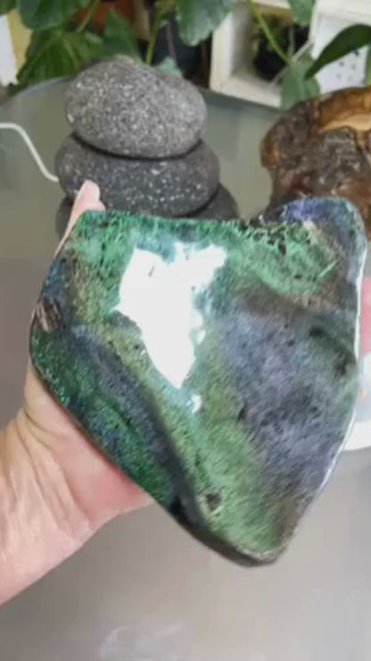 Massive Andamooka Opal Rainbow Slab