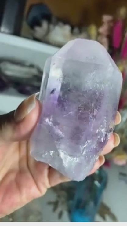 Brandberg Enhydro Amethyst Lemurian Seed Quartz AAA Quality