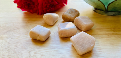 Moonstone Cream Tumble Stones